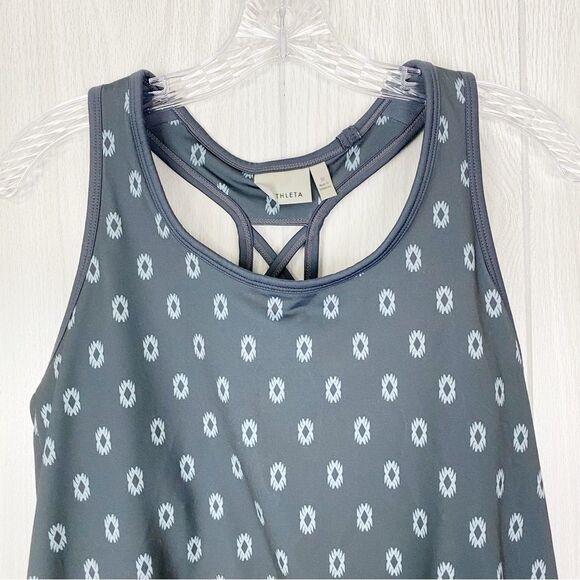 Athleta | Tic Tac Toe Mandala Print Racerback Support Tank Top Size Medium - Picture 4 of 10